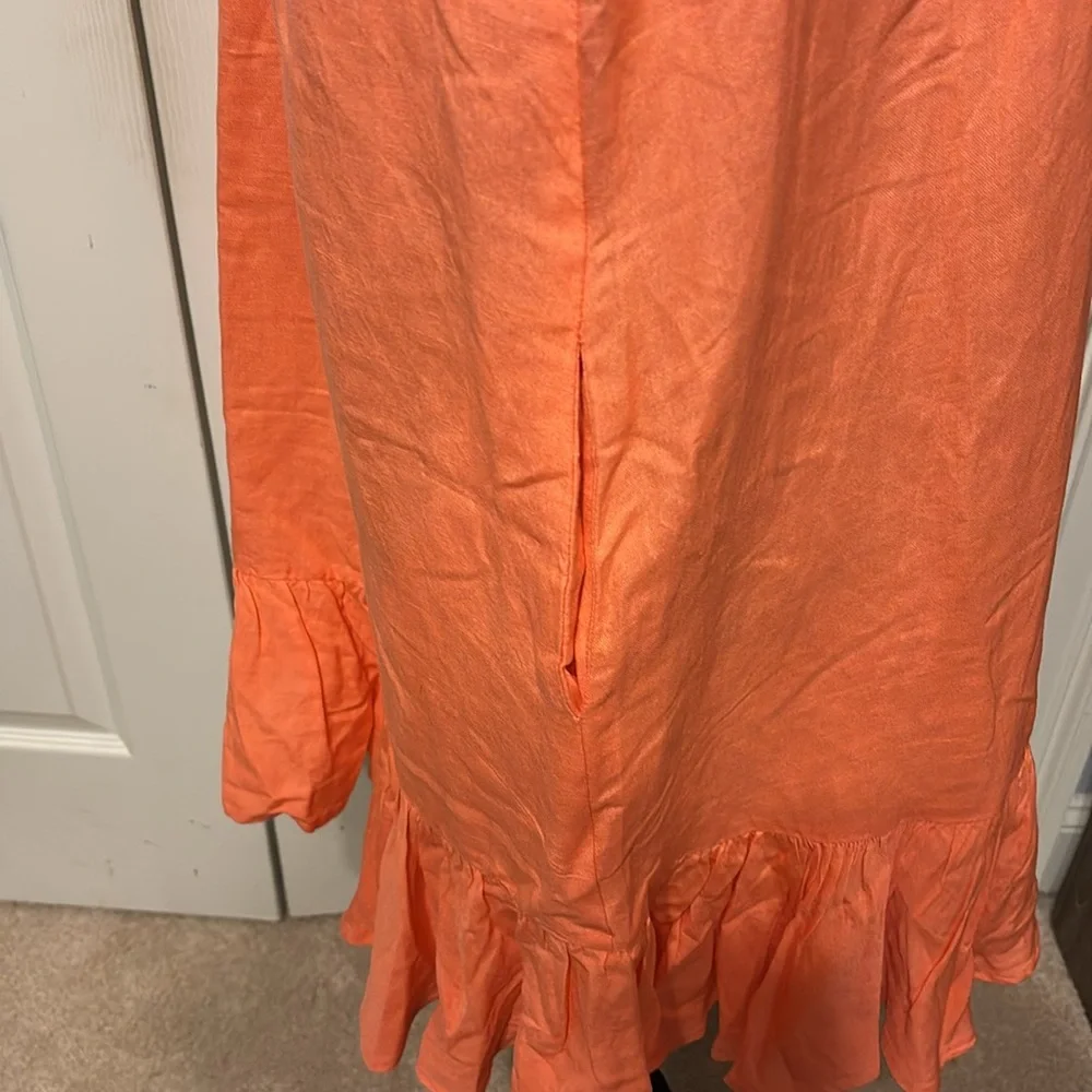 Elan Sleeveless Ruffle Trim Dress - Picture 6 of 11